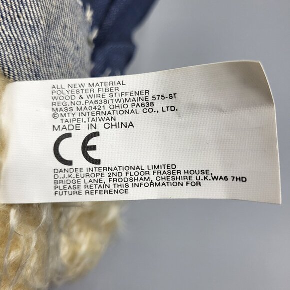 Vtg DanDee Easter Bunny Standing Rabbit Plush Western Cowboy Cow Bunny Plush 16" - Picture 6 of 16